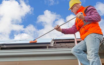 Lucton soft wash roof cleaning